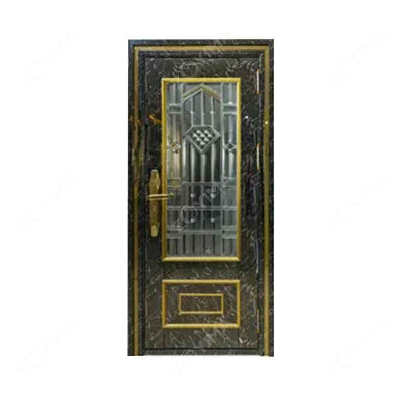 ZYM-SS005 Zoyima proveedor de china puerta de acero inoxidable con cerradura inteligente